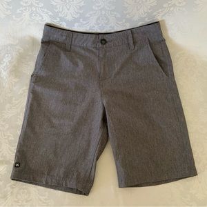 Boys Dk Gray Micros Shorts SZ(14)